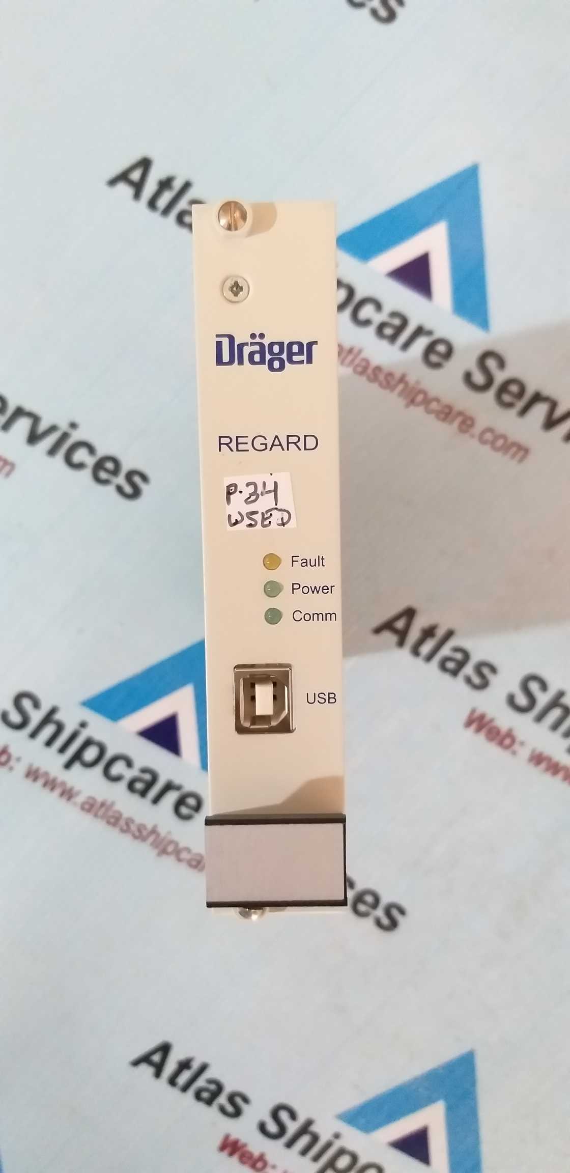 Drager CUI 0000 Regard Interface Card P/N 8320581
